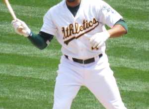 Coco Crisp with Oakland in 2015