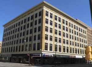 Davidson Building, located at 505 6th Street in Sioux City, Iowa; seen from the southwest.
