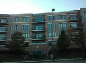 Elmhurst Apartment Buildings Near Underpass