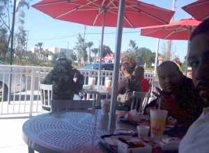Eating lunch at the new Chick-fil-A on Commercial Blvd in Lauderhill, FL.