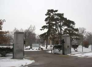 Greenwood Cemetery Entrance in Hamilton, Oh.  Photo by Greg Hume