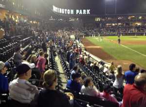 Thursday August 22, Minor League Baseball, Columbus Clippers versus Gwinnet Braves. The Clippers won 11-4.