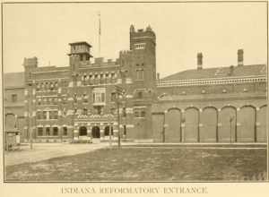 The entrance to the Indiana Reformatory, Clarksville, Indiana.