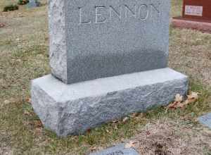 Grave of John Brown Lennon (1849–1923), Park Hill Cemetery, Bloomington IL