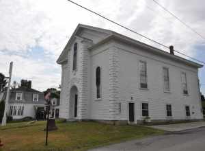 Northborough Historical Society (the former First Baptist Church of Northborough), Northborough, Massachusetts.