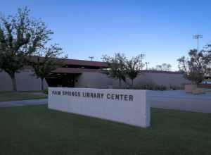 A view of the Palm Springs Library Center