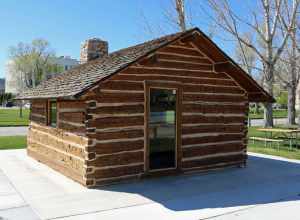 The Pap Madison Cabin, located at 222 New York Street in Rapid City, South Dakota. The cabin, built in 1876, was listed on the National Register of Historic Places. It was removed from the register in 2017. The building was moved from Halley Park to