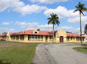 The 1916 Redland Farm Life School in Redland, Florida, closed after it was damaged by Hurricane Andrew in 1992