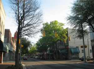 This image shows the North Main Street of Sumter, SC