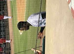 Taylor Trammell playing for the Daytona Tortugas