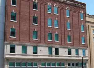 Front facade of the former Townsend Hotel at 115 N. Centre St. in Casper, Wyoming.



This is an image of a place or building that is listed on the National Register of Historic Places in the United States of America. Its reference number is