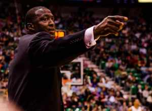 2013 Utah Jazz basketball. EnergySolutions Arena in Salt Lake City.