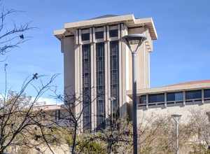 The UTEP College of Education Building.  Cropped from File:UTEP pano.jpg.