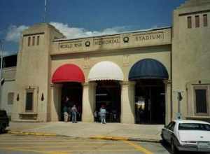 World War Memorial Stadium archway