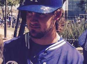 Dodgers catcher Yasmani Grandal at Spring Training 2015