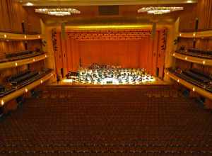 Abravanel Hall house in Salt Lake City, Utah, USA.