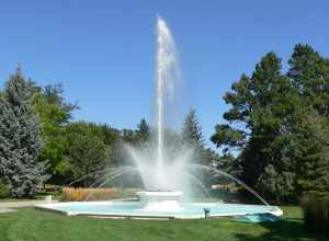 Central Park Fountain in Central Park in Alliance, Nebraska.  The fountain was built in 1935, and is listed in the National Register of Historic Places.