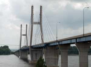 The Bay Bridge, across the Mississippi.