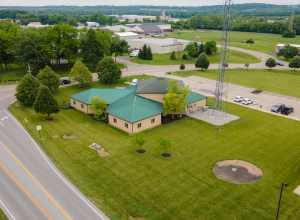 Photo of the Beavercreek Township Government Center in Beavercreek Township, Ohio.