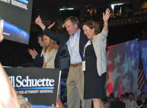 Bill Schuette, Republican candidate for Attorney General
2010 Michigan Republican State Convention http://www.billschuette.com/