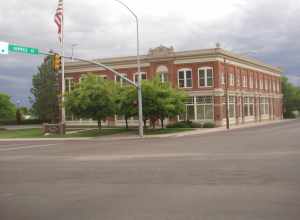 The Farmer's Union Building, a historic building in Layton, Utah, United States, now houses the main branch of the First National Bank of Layton.