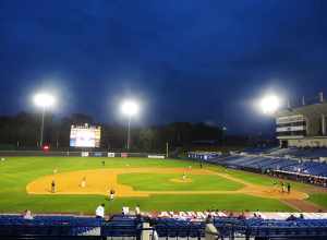 Hoover Metropolitan Stadium in Hoover, AL. Home of the SEC Baseball Tournament. Also home of the University of Alabama Crimson Tide baseball team in 2015.