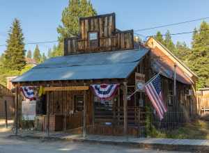 Historic building on Main Street, Idaho City, Idaho