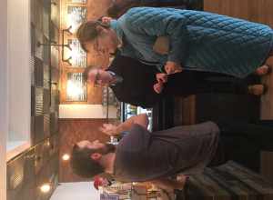 Kaptur at Coffee Shop Hop in Lakewood, Ohio