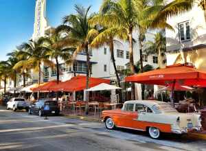 Ocean Drive, Art Deco District, Miami Beach - Florida