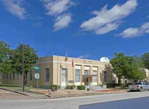 Built in 1936-37 as the Goose Creek Post Office, this structure served as the area's main postal facility for almost fifty years. Designed by architect Louis a. Simon, the early international style building features an interior fresco mural