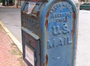 Old mail box, Newcastle, Delaware