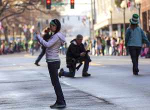 at the Roanoke, Virginia Saint Patrick's Day Parade.