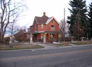 The T.M. Callahan House, located at 312 Terry Street in western Longmont, Colorado, United States.  Built in 1892, the Queen Anne-style house was listed on the National Register of Historic Places in 1985.
