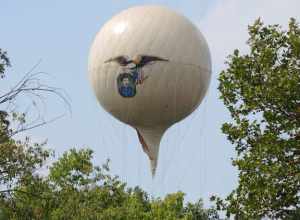 The "Intrepid", a replica military observation balloon of the en:Union Army Balloon Corps at en:Genesee Country Village and Museum.