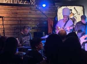 The Ziggen’s play for the crowd at DiPiazza’s in Long Beach, California in February 2020