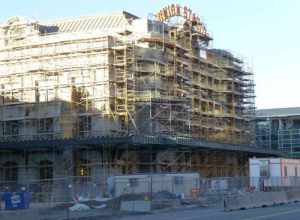 Denver Union Station under construction