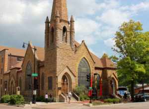 Grace Lutheran Church, 714 E. Capitol Ave., southeast corner with S. 7th St., Springfield, Illinois