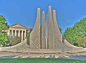 Purdue University Engineering Mall Fountain