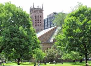 Trinity Church on the Green in New Haven, Connecticut.