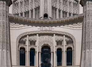 Detail of Bahá'í House of Worship, Wilmette, Illinois, US