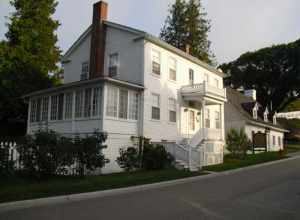 Mathew Geary house on Market Street, Mackinac Island, MI.