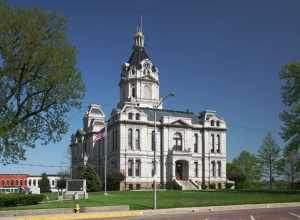 County Court House in Rockville, Indiana