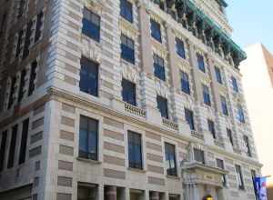 The Main Building of Thomas Jefferson University's Jefferson Medical College at 132 S. 10th Street between Sansom and Walnut Streets in Center City, Philadelphia