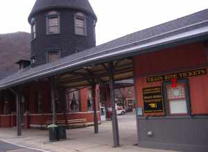 Train Station in Jim Thorpe,  PennsylvaniaJim Thorpe, PA, train station