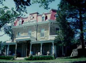 THIS RANCH WAS BUILT IN 1881 BY STEPHEN JONES BUT WAS SOLD IN 1888.  HE USED IT 	FOR CATTLE GRAZING BECAUSE THE TALLGRASS 	PROVIDES EXCELLENT FOOD FOR CATTLE AND IS STILL BEING SO USED TODAY.  IT IS PART OF THE TALLGRASS NATIONAL PRESERVE  - A UNIT
