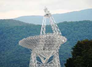 Green Bank Telescope at National Radio Astronomy Observatory in Green Bank, West Virginia.