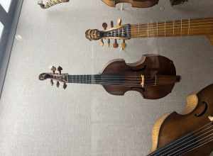 Soprano viola da gamba displayed at the MFA in Boston