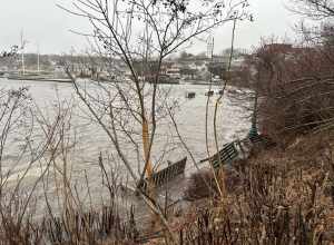 December 2022 storm surge in Camden, Maine