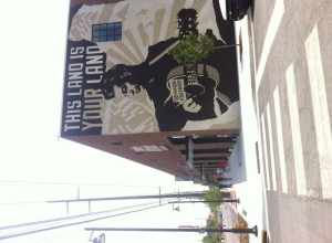 The Woody Guthrie Center in Tulsa, Oklahoma, as seen fairly soon after its opening in 2013.