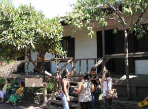 Avila Adobe, Olvera Street, Los Angeles, California, USA